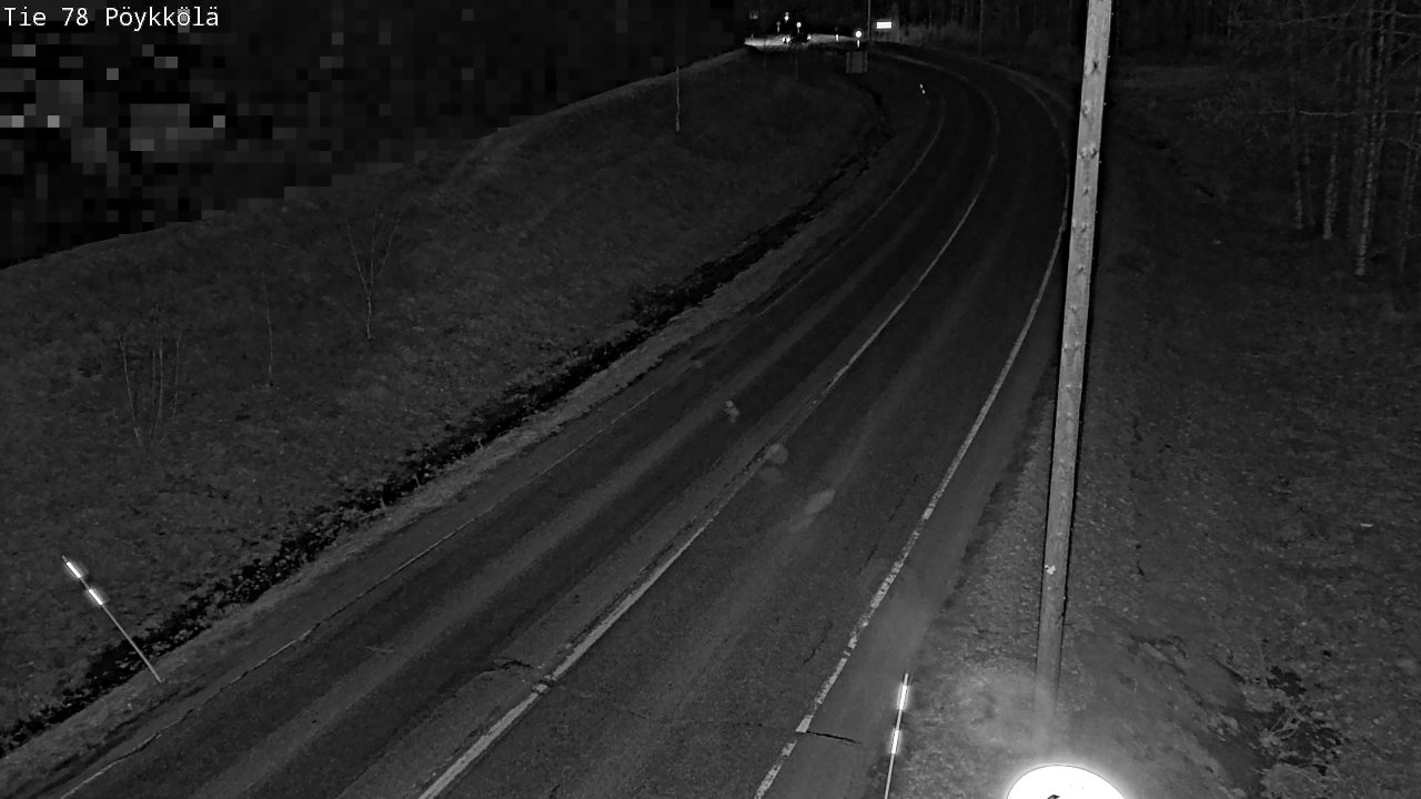 Weather Camera Image Road 78 Rovaniemi, Pöykkölä, Rovaniemi, Lappi