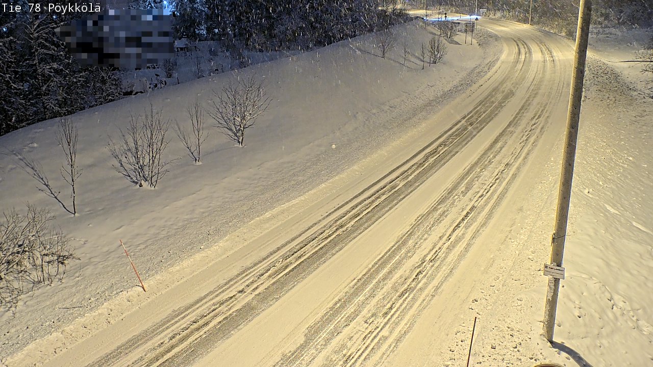 Kelikamerat Kuva Tie 78 Rovaniemi, Pöykkölä, Rovaniemi, Lappi