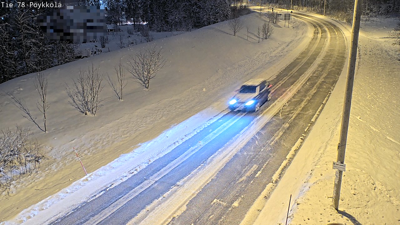 Kelikamerat Kuva Tie 78 Rovaniemi, Pöykkölä, Rovaniemi, Lappi