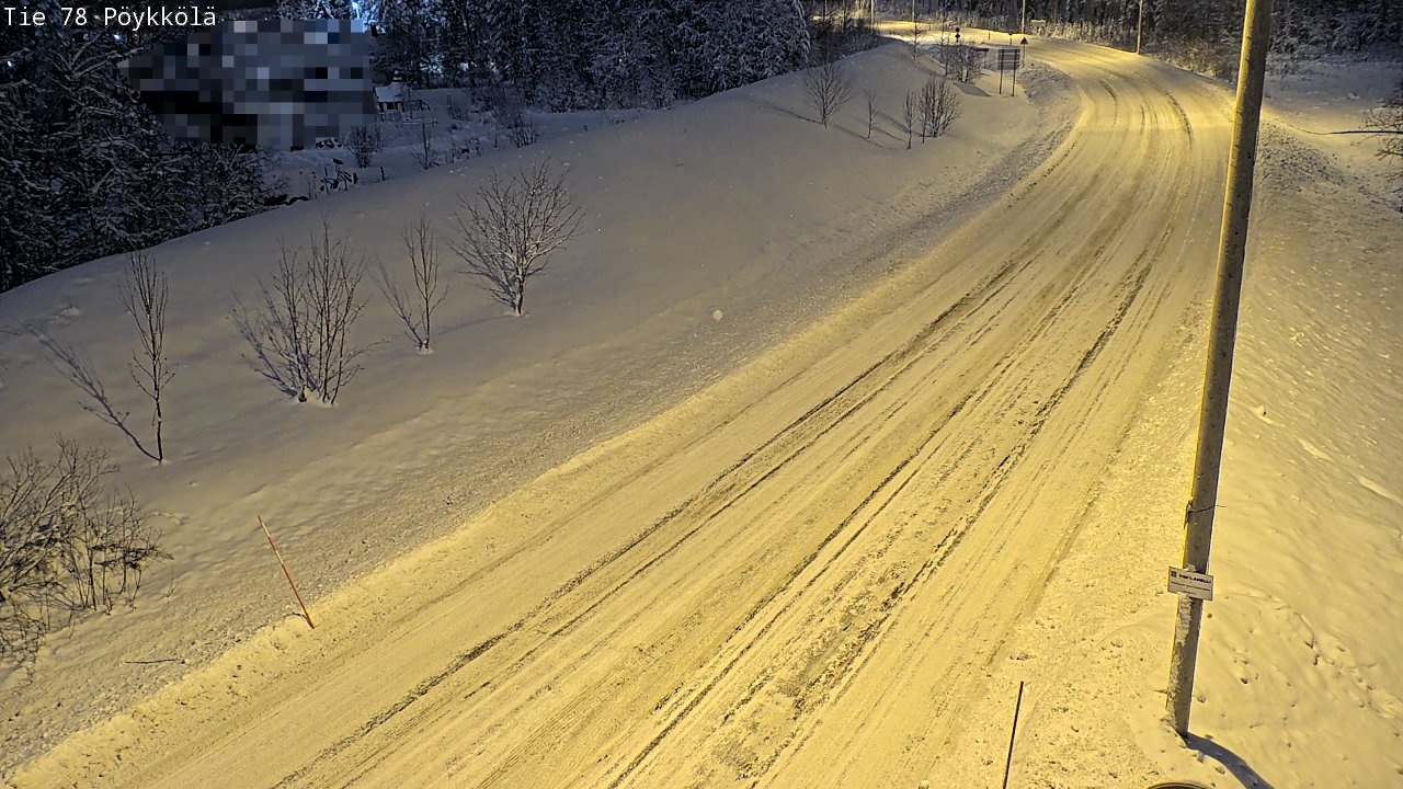 Kelikamerat Kuva Tie 78 Rovaniemi, Pöykkölä, Rovaniemi, Lappi