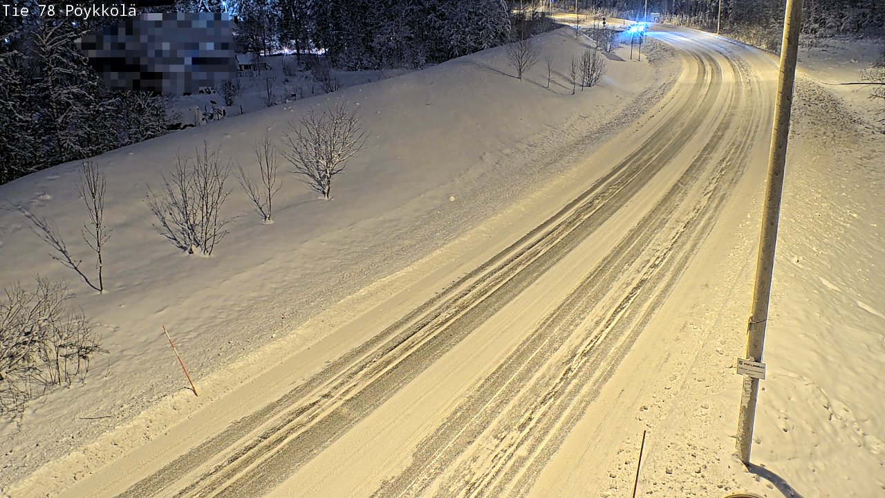 Kelikamerat Kuva Tie 78 Rovaniemi, Pöykkölä, Rovaniemi, Lappi