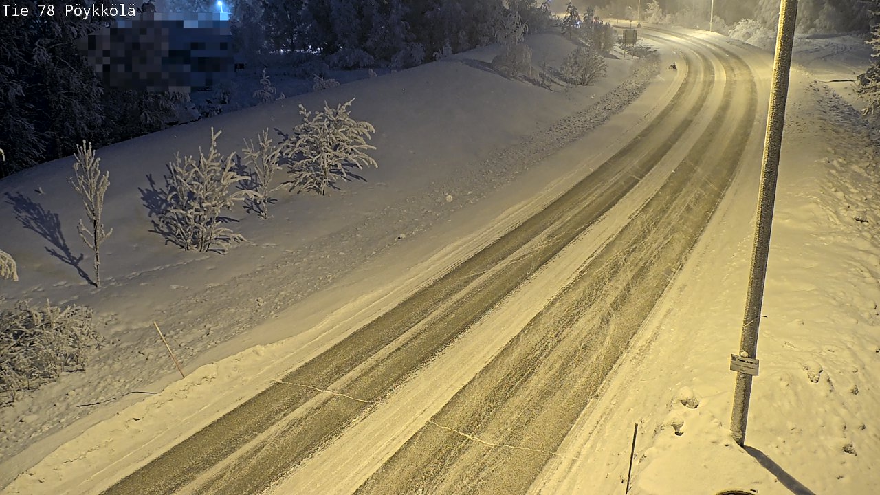 Kelikamerat Kuva Tie 78 Rovaniemi, Pöykkölä, Rovaniemi, Lappi