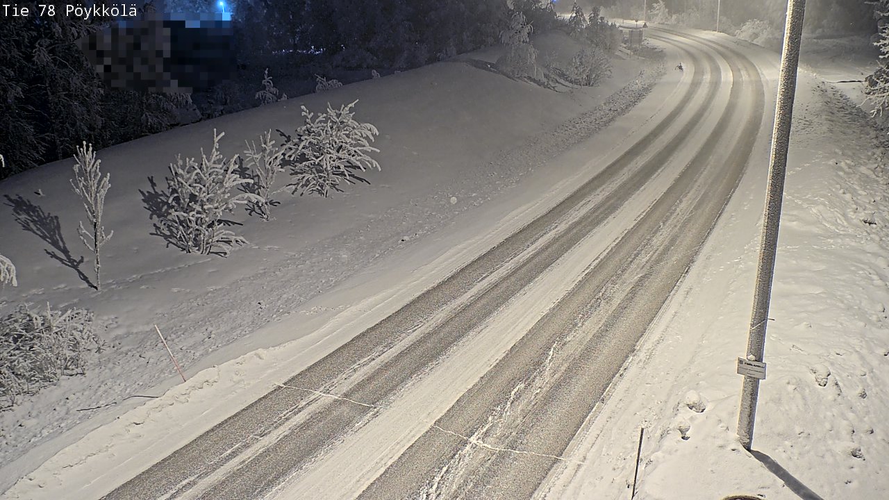 Kelikamerat Kuva Tie 78 Rovaniemi, Pöykkölä, Rovaniemi, Lappi