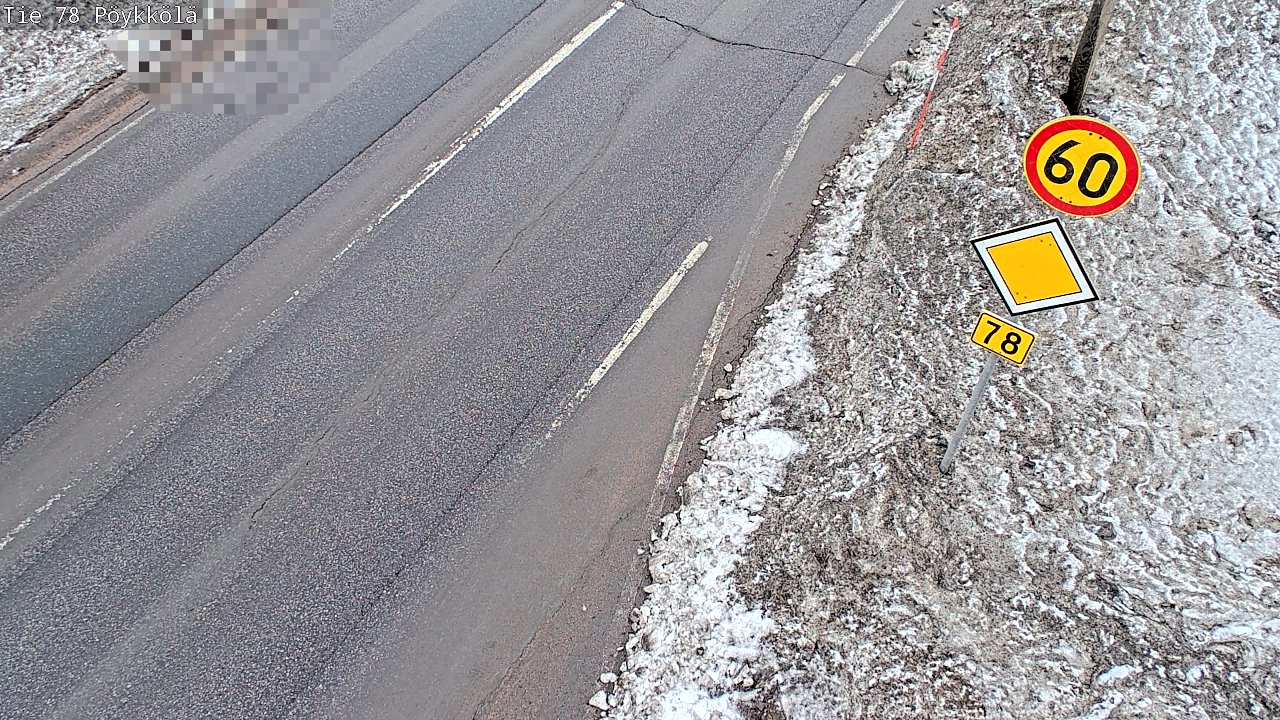 Kelikamerat Kuva Tie 78 Rovaniemi, Pöykkölä, Rovaniemi, Lappi