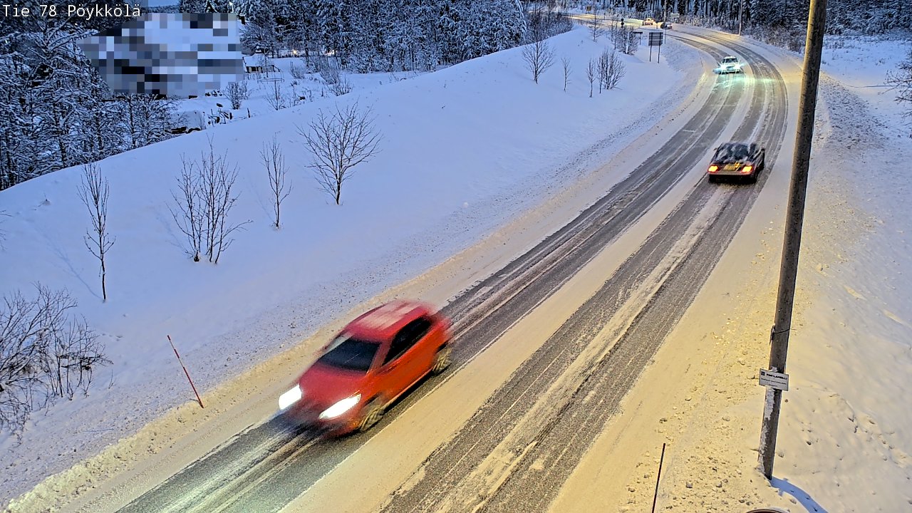 Kelikamerat Kuva Tie 78 Rovaniemi, Pöykkölä, Rovaniemi, Lappi