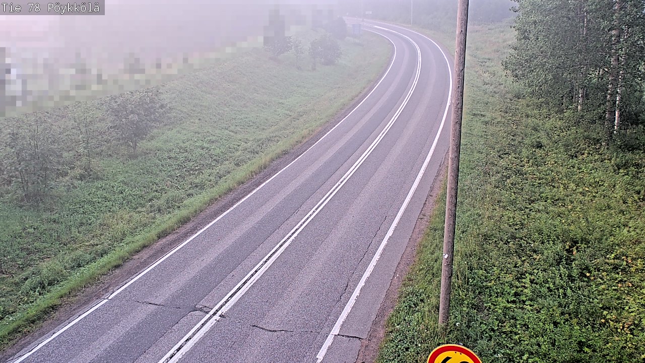 Weather Camera Image Road 78 Rovaniemi, Pöykkölä, Rovaniemi, Lappi