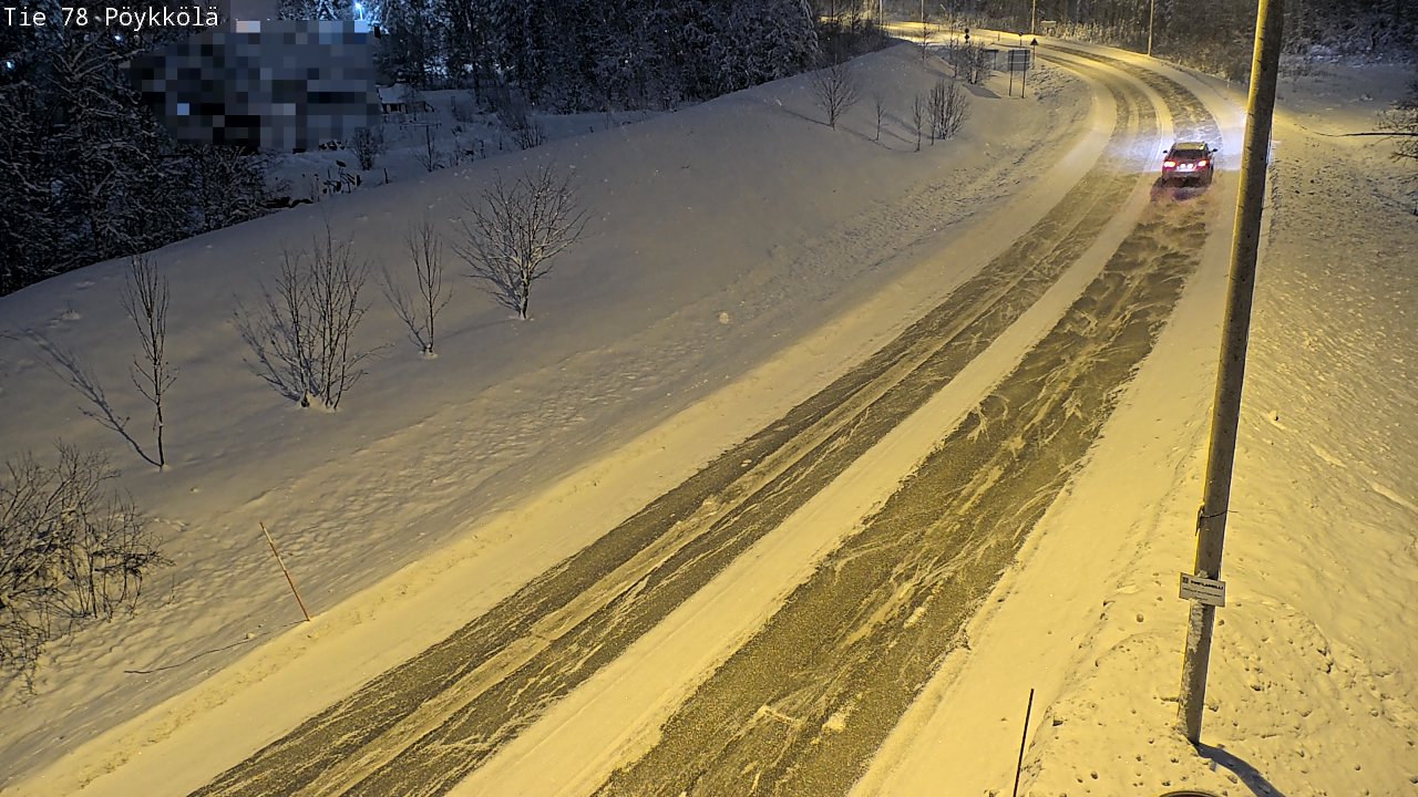 Kelikamerat Kuva Tie 78 Rovaniemi, Pöykkölä, Rovaniemi, Lappi