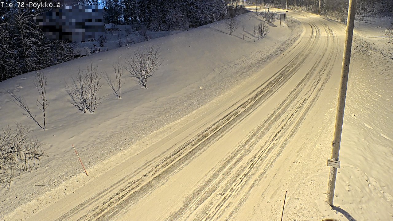 Kelikamerat Kuva Tie 78 Rovaniemi, Pöykkölä, Rovaniemi, Lappi