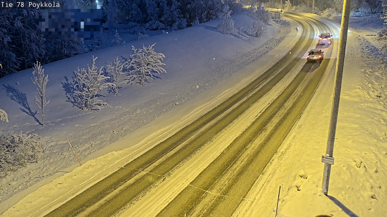 Kelikamerat Kuva Tie 78 Rovaniemi, Pöykkölä, Rovaniemi, Lappi