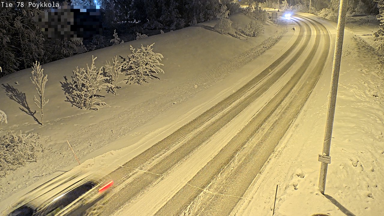 Kelikamerat Kuva Tie 78 Rovaniemi, Pöykkölä, Rovaniemi, Lappi