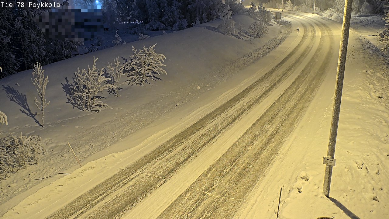 Kelikamerat Kuva Tie 78 Rovaniemi, Pöykkölä, Rovaniemi, Lappi