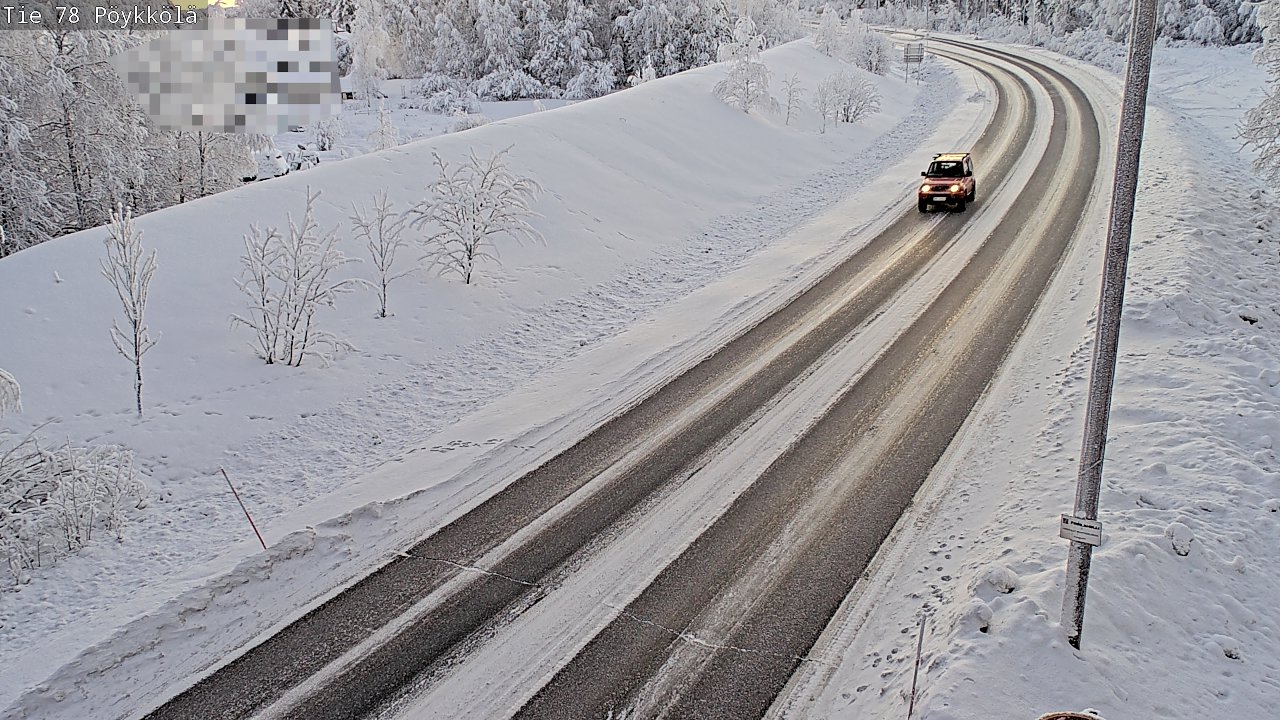 Kelikamerat Kuva Tie 78 Rovaniemi, Pöykkölä, Rovaniemi, Lappi