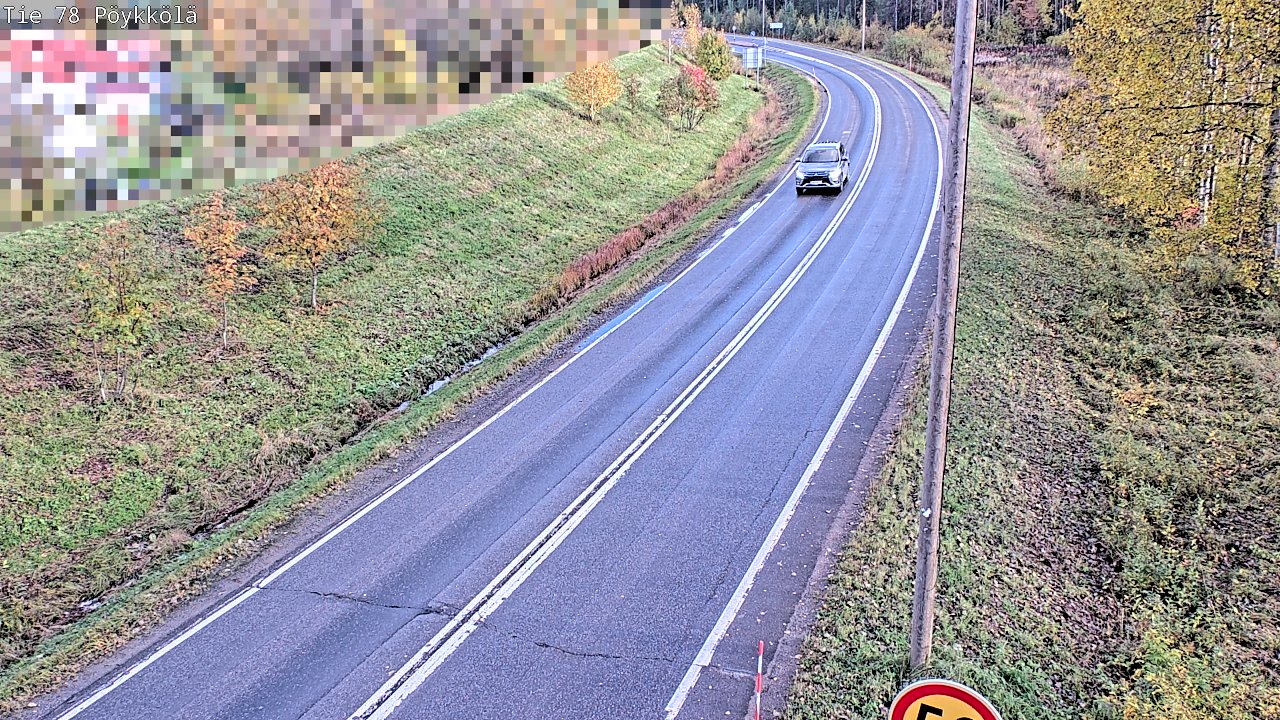 Kelikamerat Kuva Tie 78 Rovaniemi, Pöykkölä, Rovaniemi, Lappi