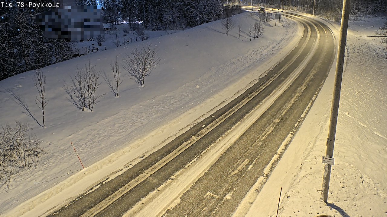 Kelikamerat Kuva Tie 78 Rovaniemi, Pöykkölä, Rovaniemi, Lappi