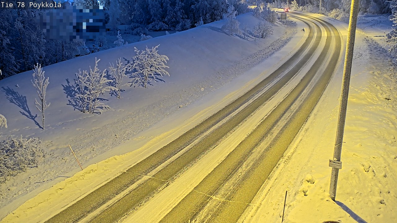 Kelikamerat Kuva Tie 78 Rovaniemi, Pöykkölä, Rovaniemi, Lappi
