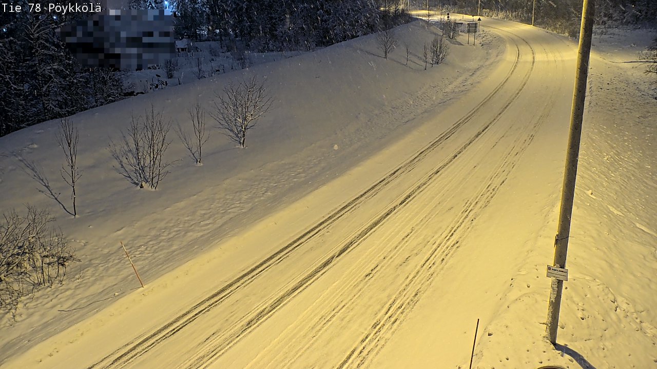 Kelikamerat Kuva Tie 78 Rovaniemi, Pöykkölä, Rovaniemi, Lappi