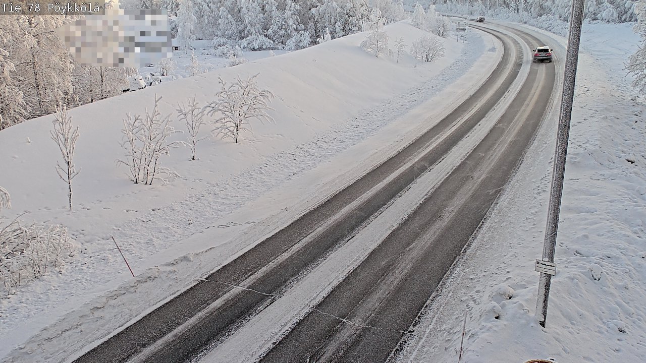 Weather Camera Image Road 78 Rovaniemi, Pöykkölä, Rovaniemi, Lappi