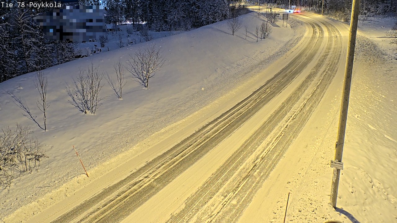 Kelikamerat Kuva Tie 78 Rovaniemi, Pöykkölä, Rovaniemi, Lappi