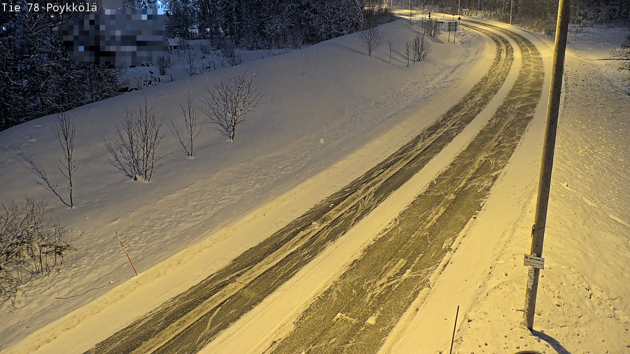 Kelikamerat Kuva Tie 78 Rovaniemi, Pöykkölä, Rovaniemi, Lappi