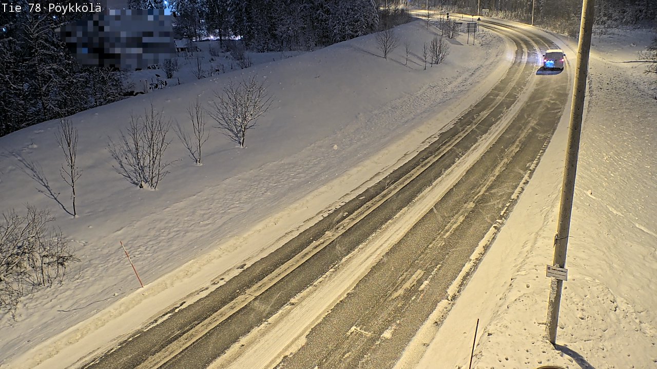 Kelikamerat Kuva Tie 78 Rovaniemi, Pöykkölä, Rovaniemi, Lappi