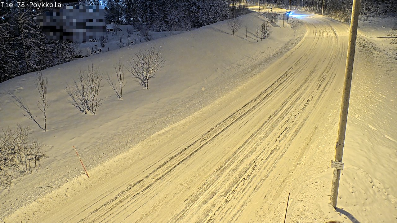 Kelikamerat Kuva Tie 78 Rovaniemi, Pöykkölä, Rovaniemi, Lappi