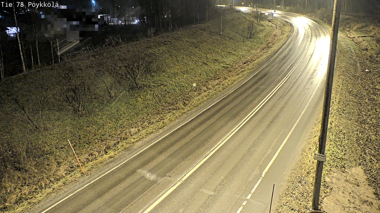 Weather Camera Image Road 78 Rovaniemi, Pöykkölä, Rovaniemi, Lappi