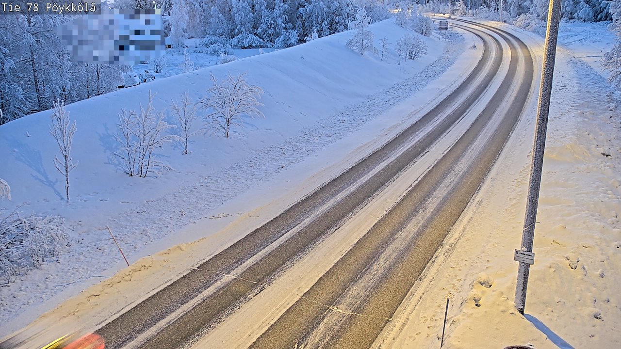 Kelikamerat Kuva Tie 78 Rovaniemi, Pöykkölä, Rovaniemi, Lappi
