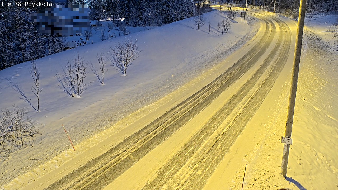 Kelikamerat Kuva Tie 78 Rovaniemi, Pöykkölä, Rovaniemi, Lappi