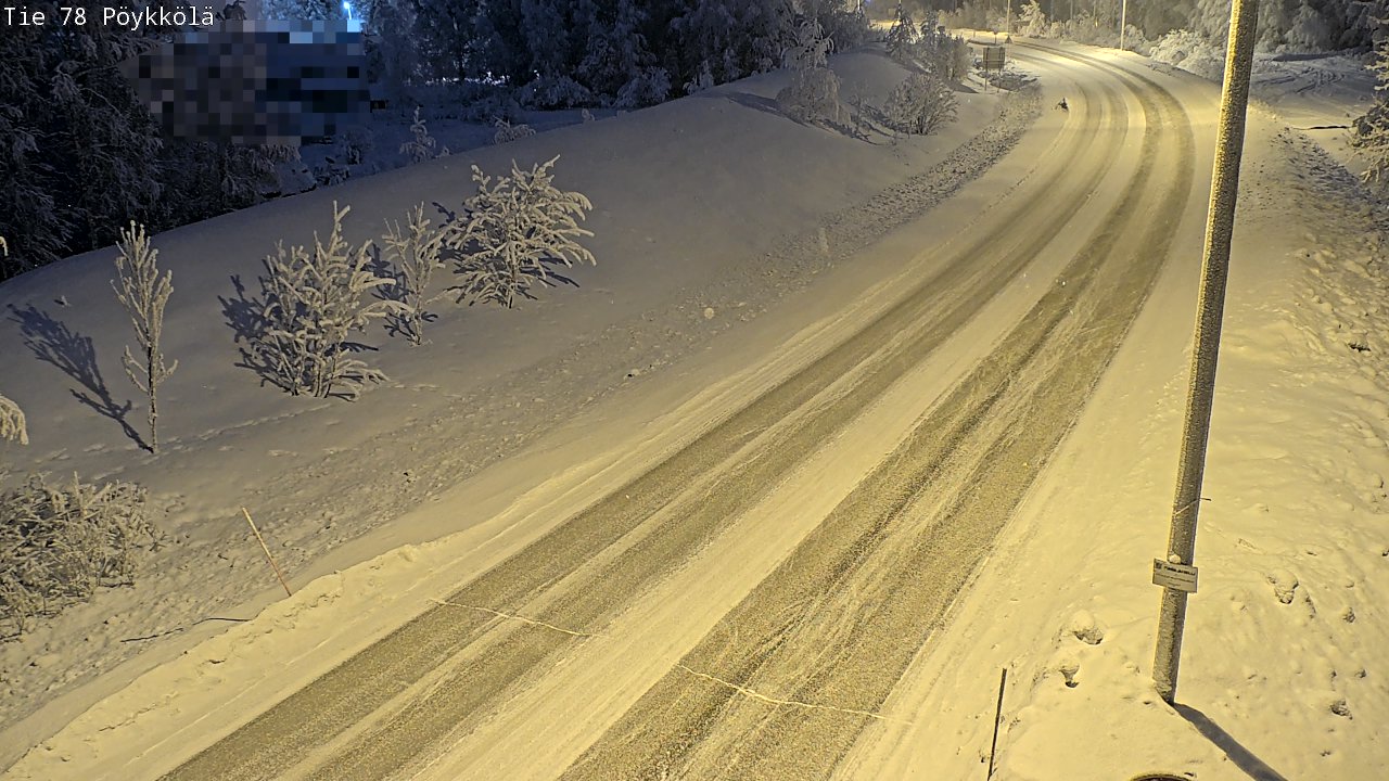 Kelikamerat Kuva Tie 78 Rovaniemi, Pöykkölä, Rovaniemi, Lappi