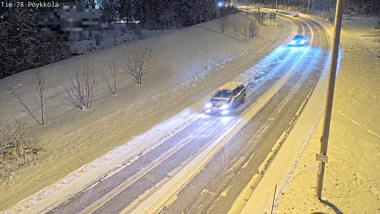 Kelikamerat Kuva Tie 78 Rovaniemi, Pöykkölä, Rovaniemi, Lappi