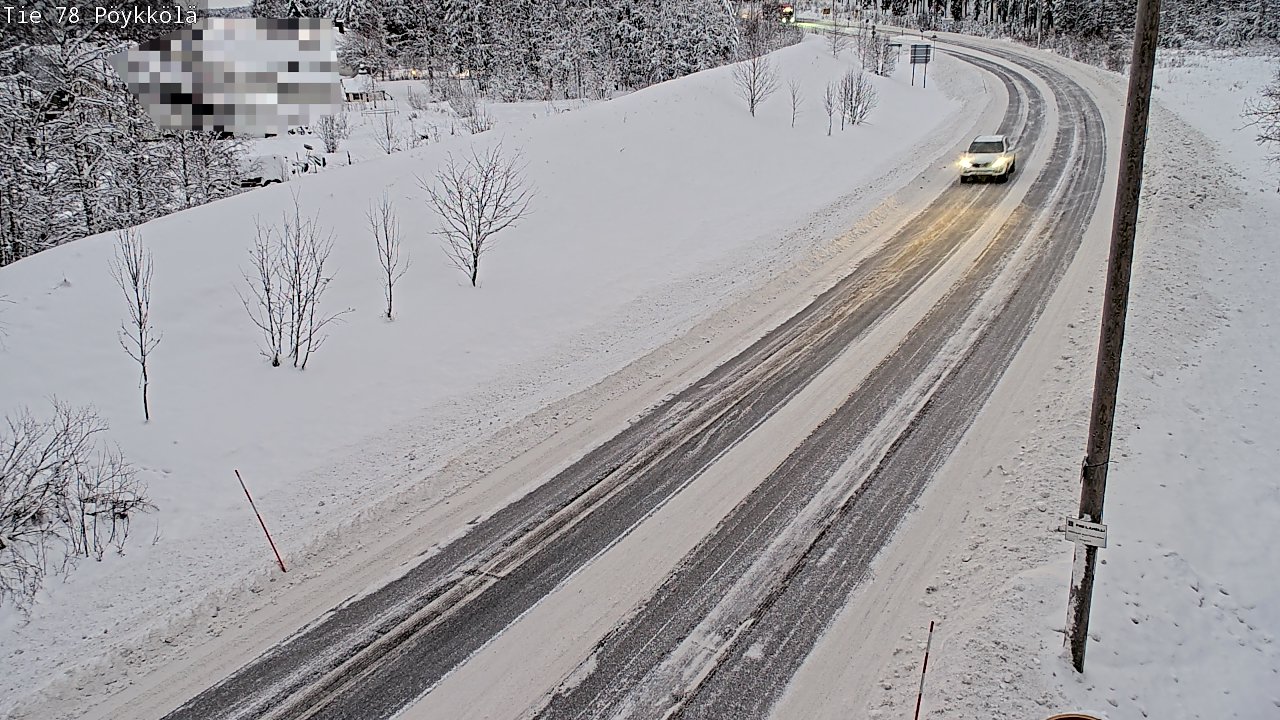 Kelikamerat Kuva Tie 78 Rovaniemi, Pöykkölä, Rovaniemi, Lappi