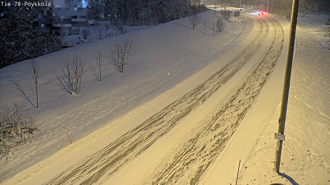 Kelikamerat Kuva Tie 78 Rovaniemi, Pöykkölä, Rovaniemi, Lappi