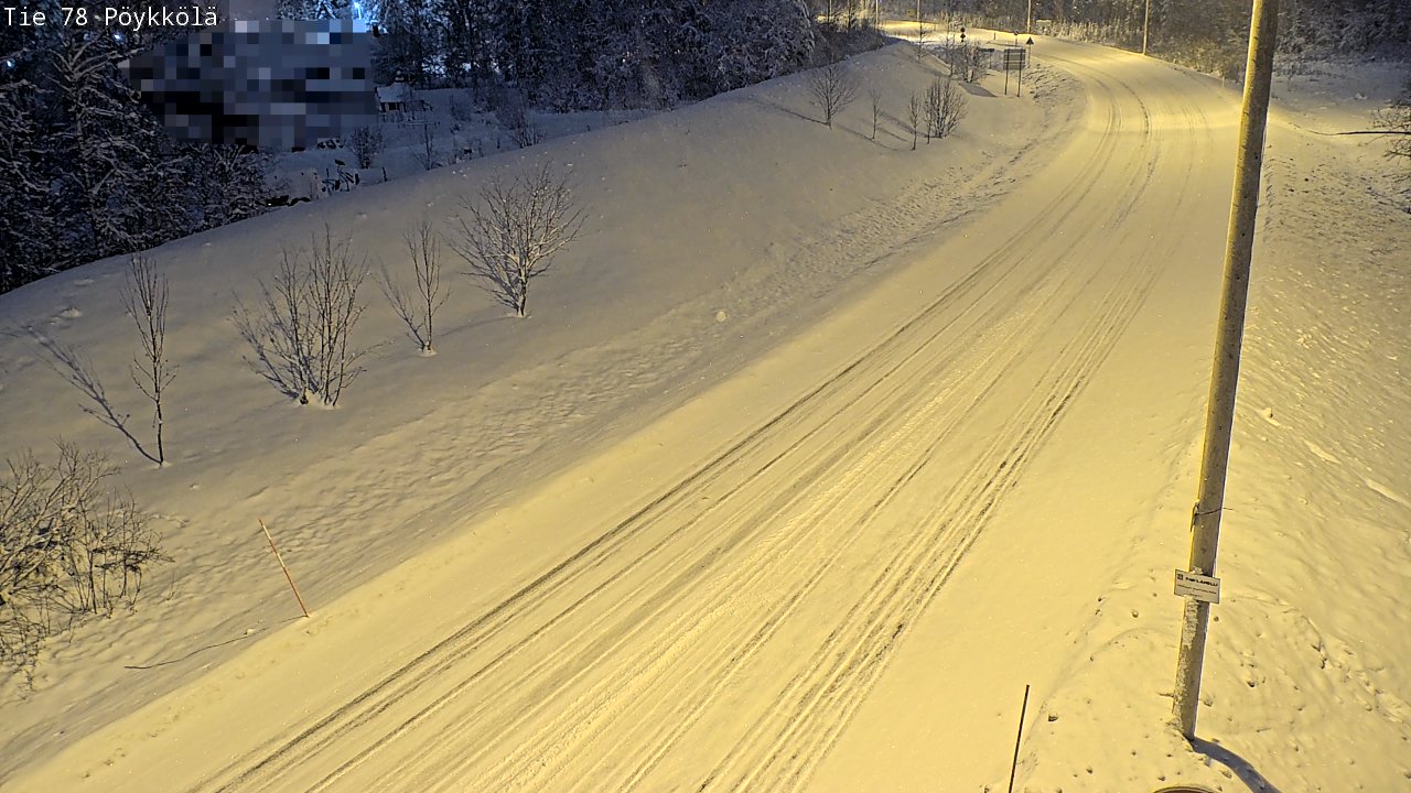 Kelikamerat Kuva Tie 78 Rovaniemi, Pöykkölä, Rovaniemi, Lappi