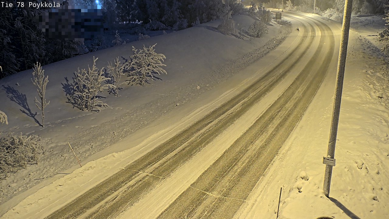 Kelikamerat Kuva Tie 78 Rovaniemi, Pöykkölä, Rovaniemi, Lappi