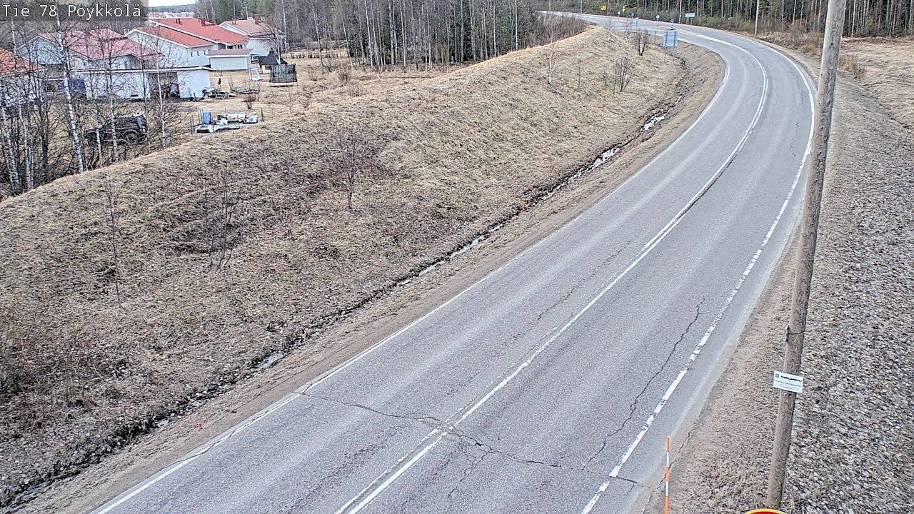 Weather Camera Image Road 78 Rovaniemi, Pöykkölä, Rovaniemi, Lappi