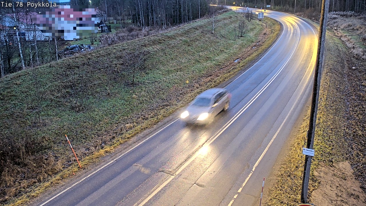 Kelikamerat Kuva Tie 78 Rovaniemi, Pöykkölä, Rovaniemi, Lappi