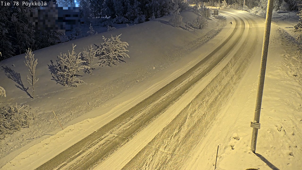 Kelikamerat Kuva Tie 78 Rovaniemi, Pöykkölä, Rovaniemi, Lappi