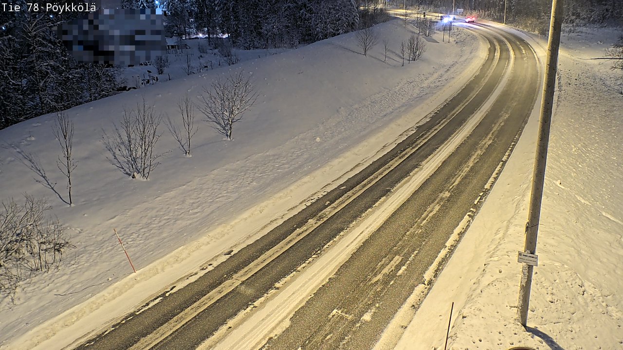 Kelikamerat Kuva Tie 78 Rovaniemi, Pöykkölä, Rovaniemi, Lappi