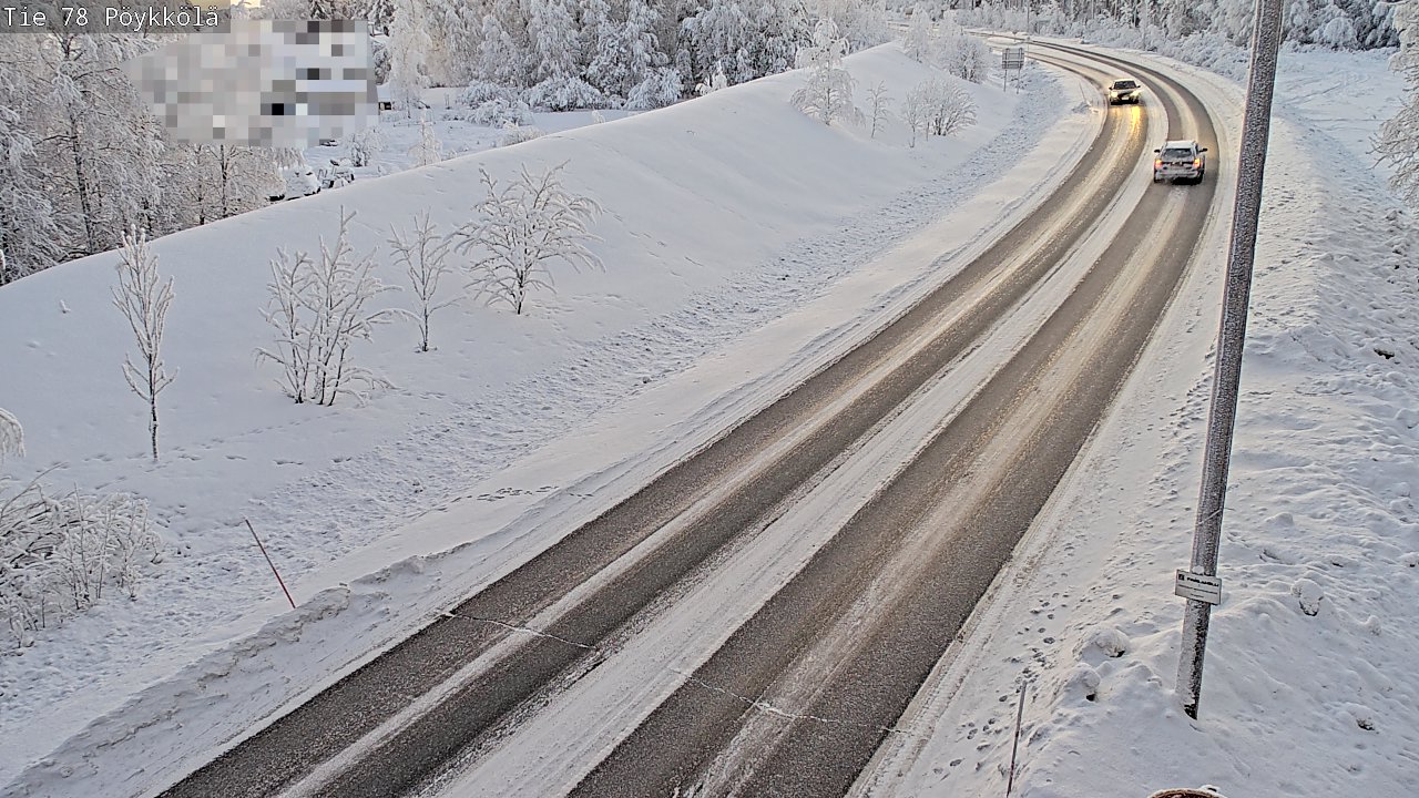 Kelikamerat Kuva Tie 78 Rovaniemi, Pöykkölä, Rovaniemi, Lappi