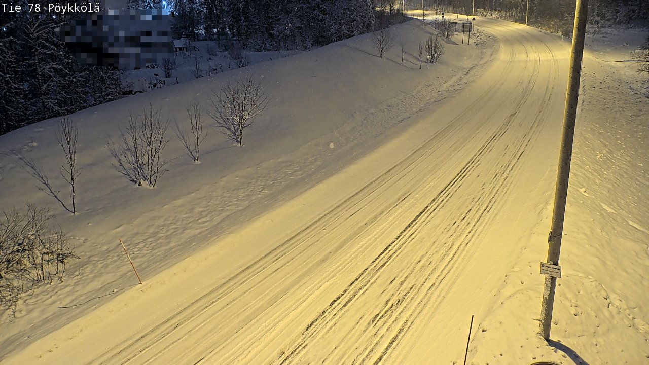 Kelikamerat Kuva Tie 78 Rovaniemi, Pöykkölä, Rovaniemi, Lappi