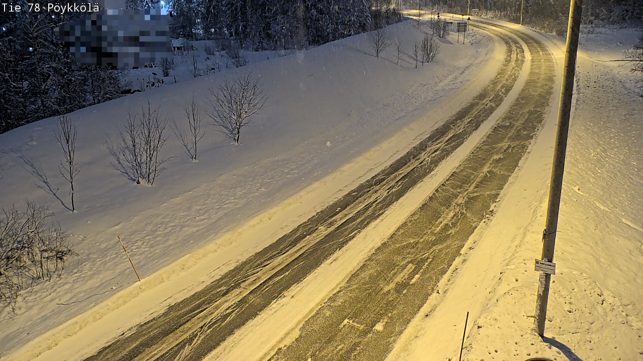 Kelikamerat Kuva Tie 78 Rovaniemi, Pöykkölä, Rovaniemi, Lappi