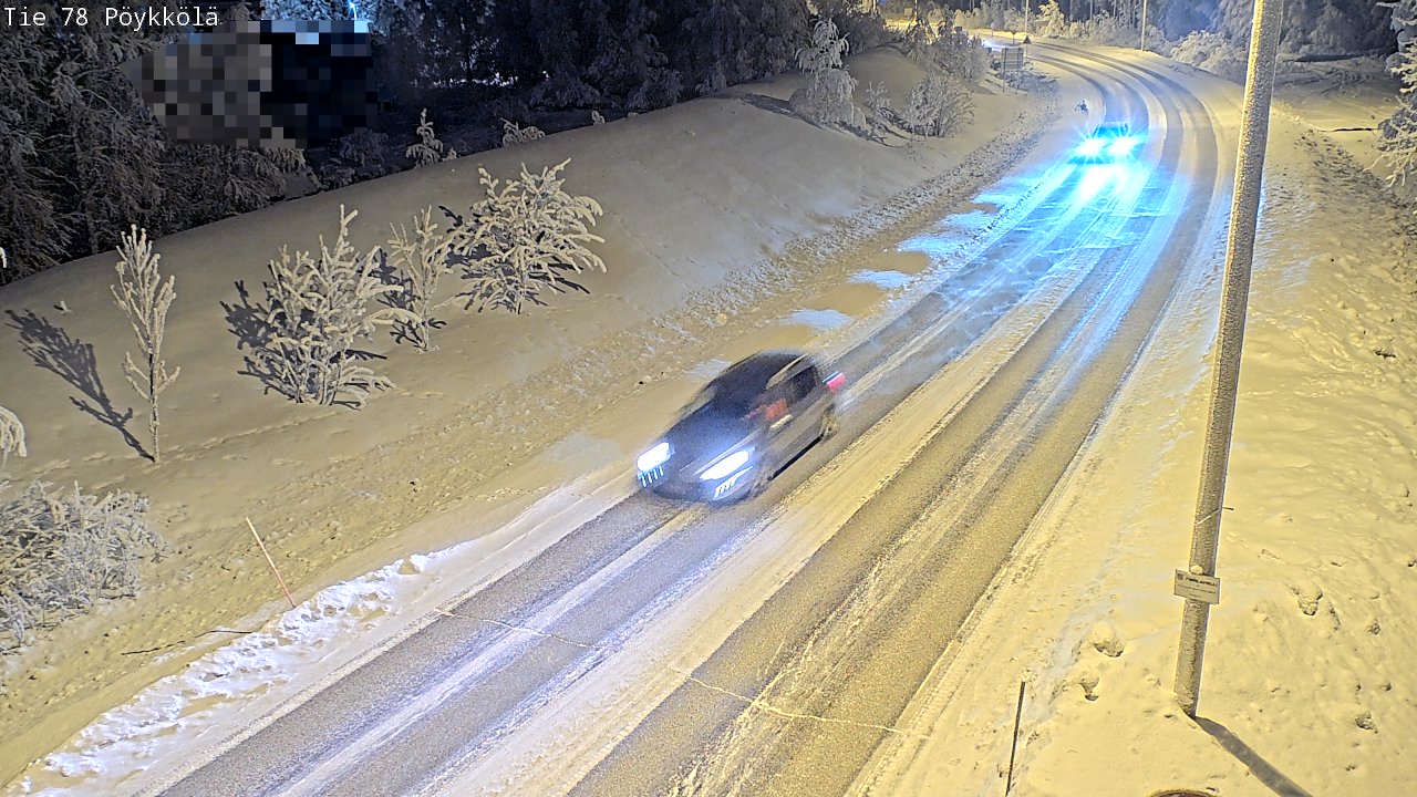 Kelikamerat Kuva Tie 78 Rovaniemi, Pöykkölä, Rovaniemi, Lappi