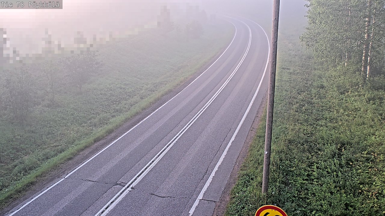 Weather Camera Image Road 78 Rovaniemi, Pöykkölä, Rovaniemi, Lappi