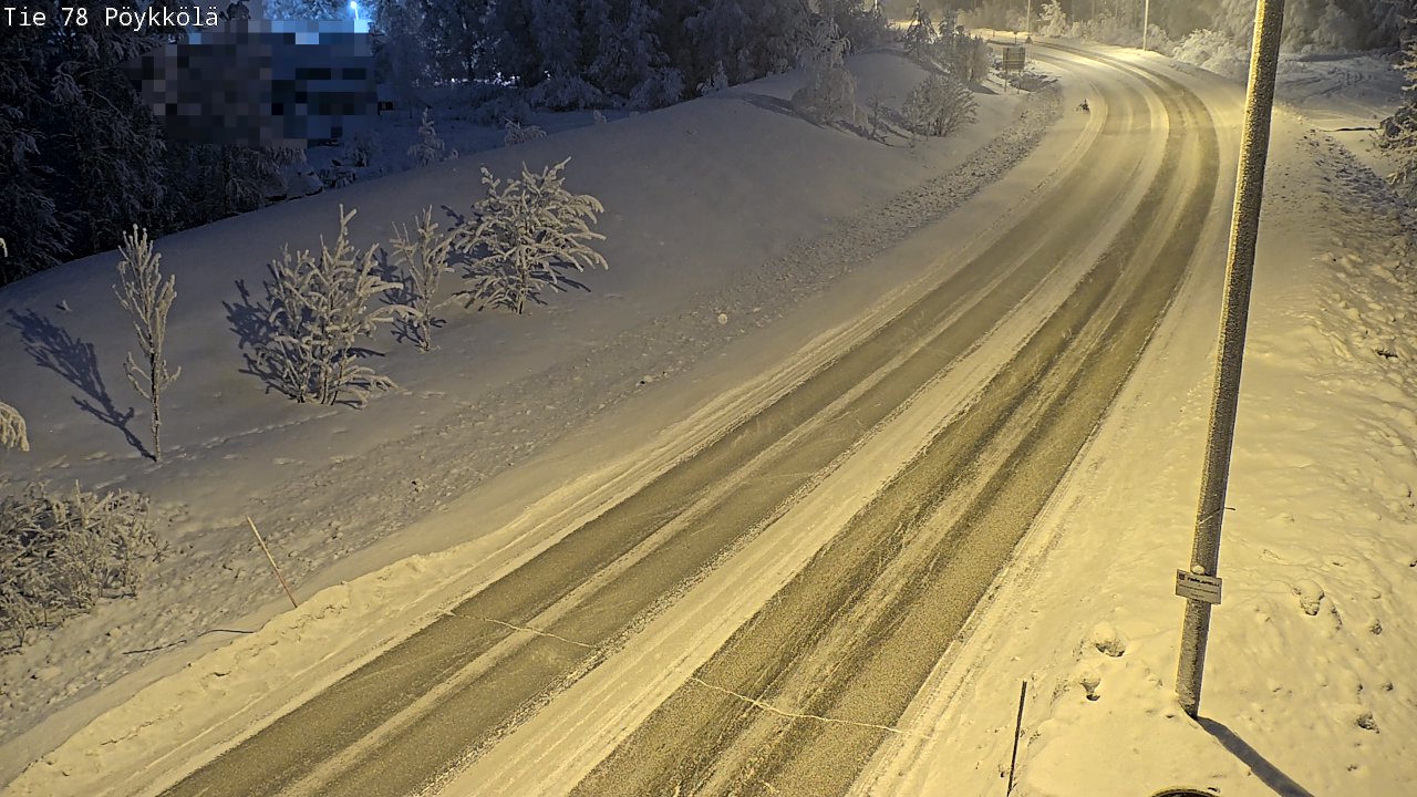 Kelikamerat Kuva Tie 78 Rovaniemi, Pöykkölä, Rovaniemi, Lappi