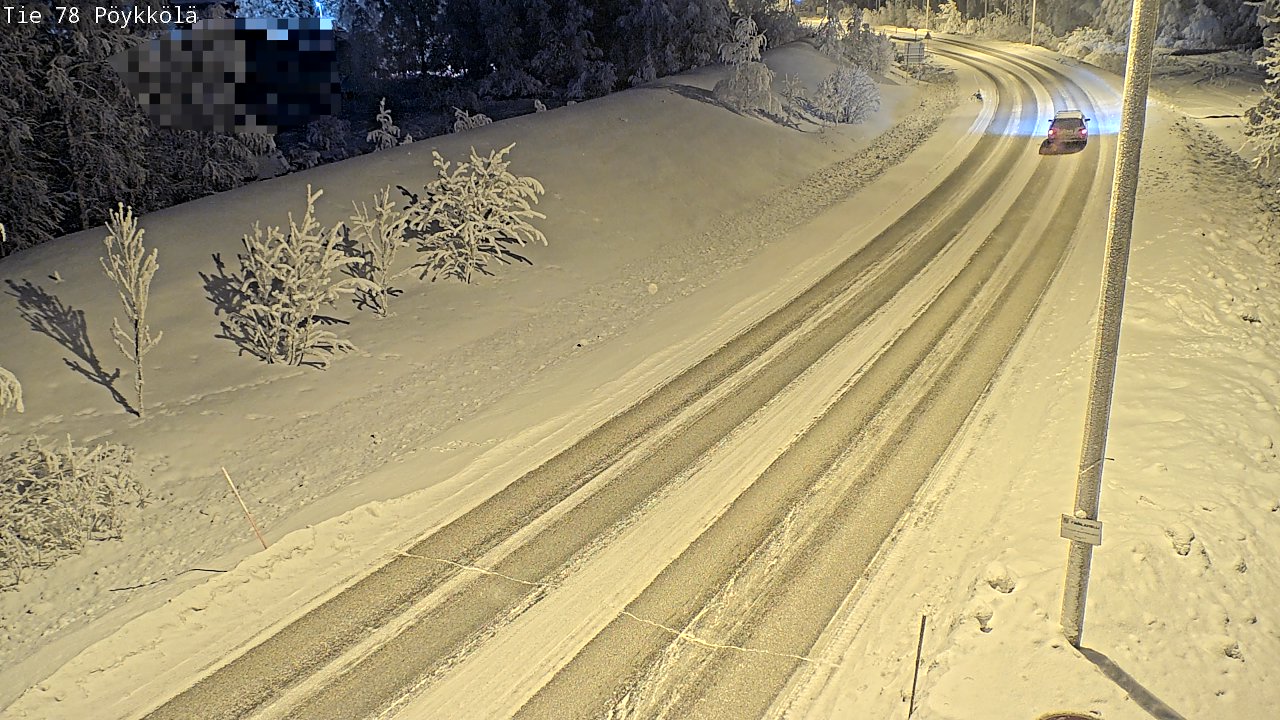 Kelikamerat Kuva Tie 78 Rovaniemi, Pöykkölä, Rovaniemi, Lappi