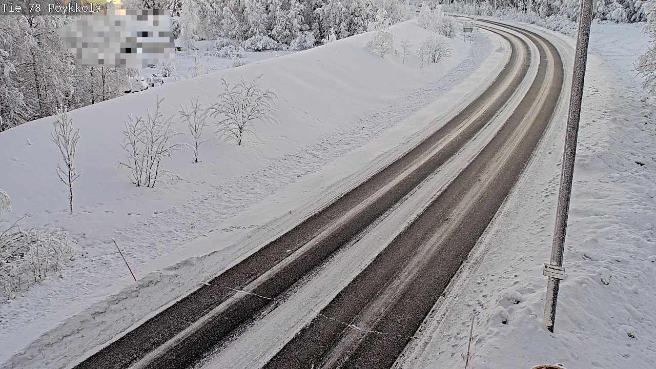 Kelikamerat Kuva Tie 78 Rovaniemi, Pöykkölä, Rovaniemi, Lappi
