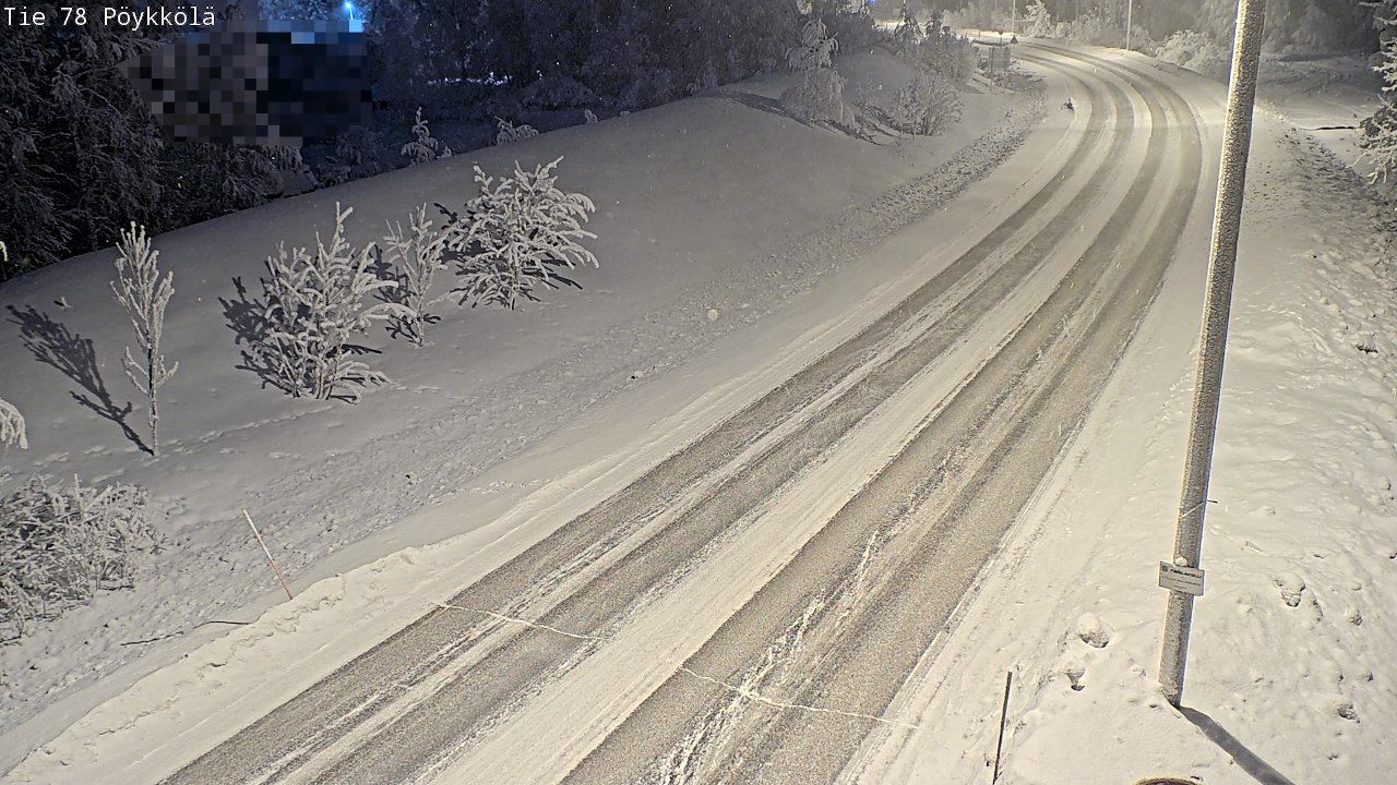 Kelikamerat Kuva Tie 78 Rovaniemi, Pöykkölä, Rovaniemi, Lappi