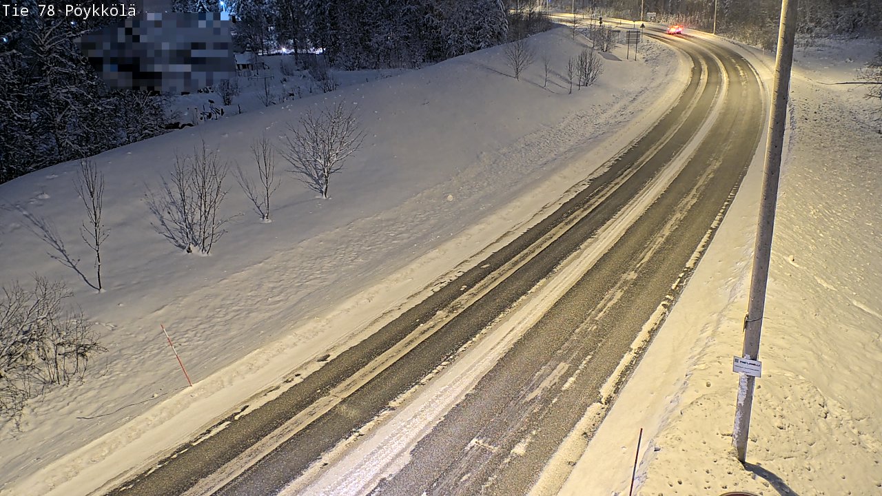 Kelikamerat Kuva Tie 78 Rovaniemi, Pöykkölä, Rovaniemi, Lappi