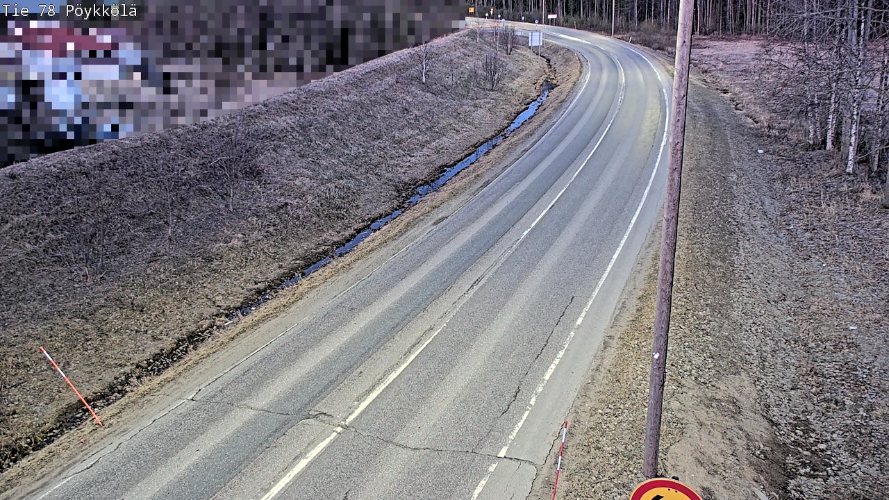 Kelikamerat Kuva Tie 78 Rovaniemi, Pöykkölä, Rovaniemi, Lappi