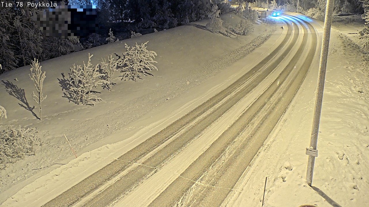 Kelikamerat Kuva Tie 78 Rovaniemi, Pöykkölä, Rovaniemi, Lappi